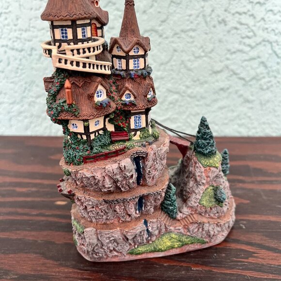 Whimsical Danbury Mint Sculpture “The House Over the Rickety Bridge” w/ COA - Picture 4 of 6